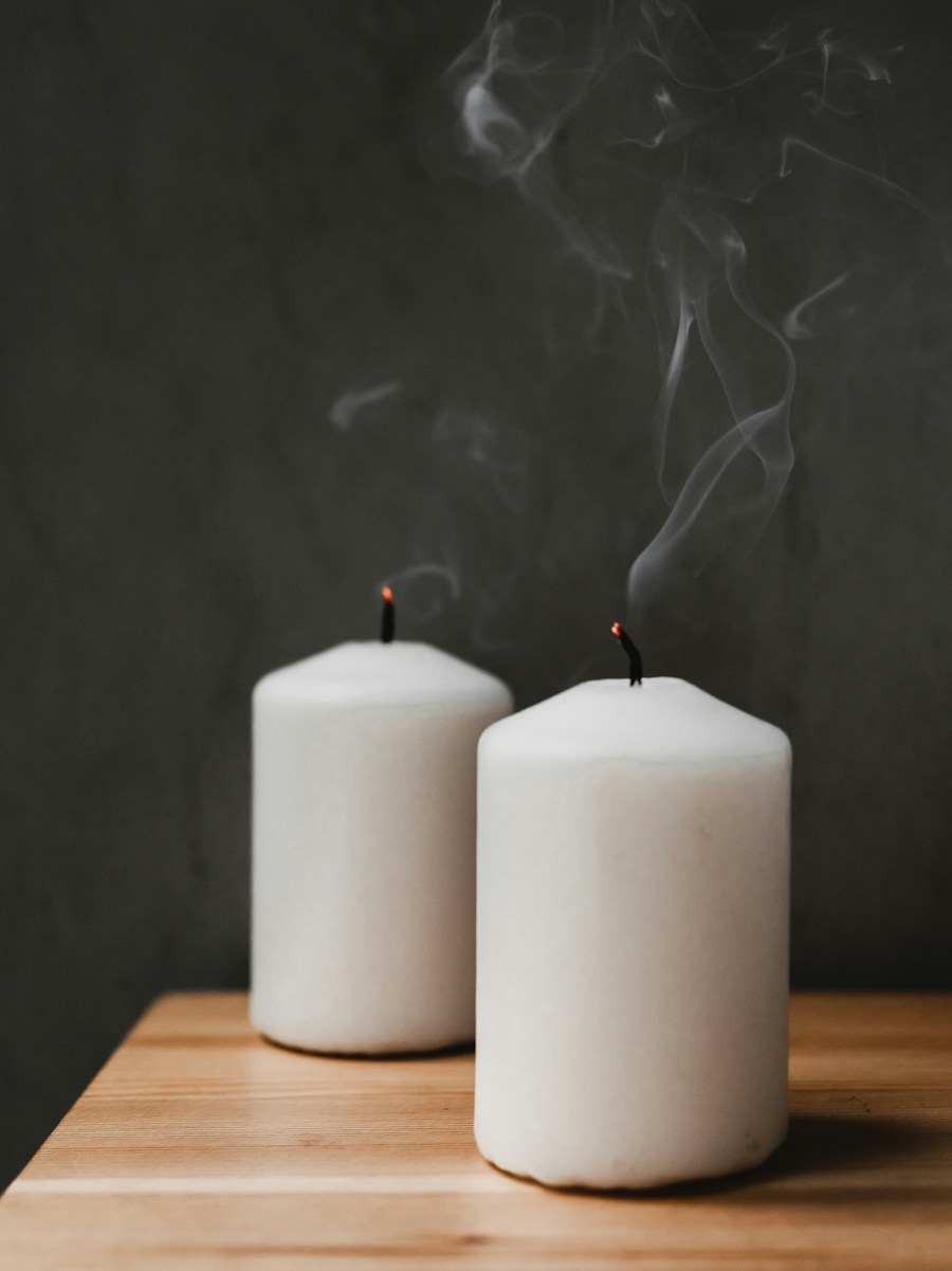 Wax candles representing refined wax applications